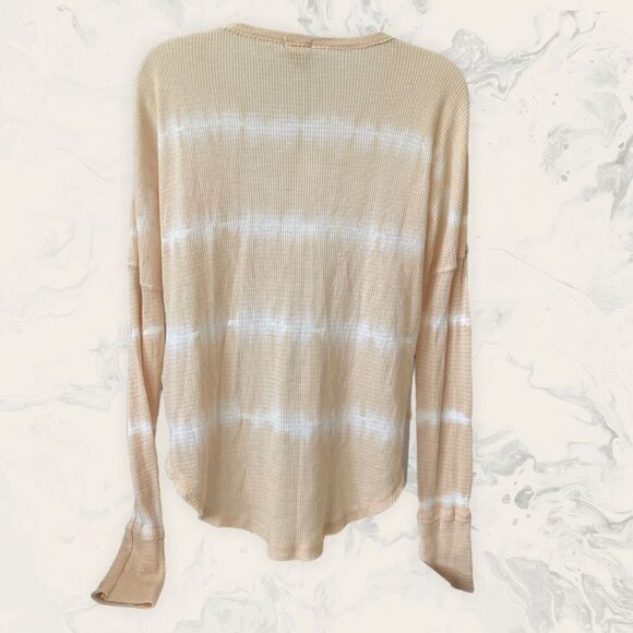 New Billabong Any Day Thermal Long Sleeve T-Shirt - Size XL - White/ cream/Raphi - Picture 4 of 4